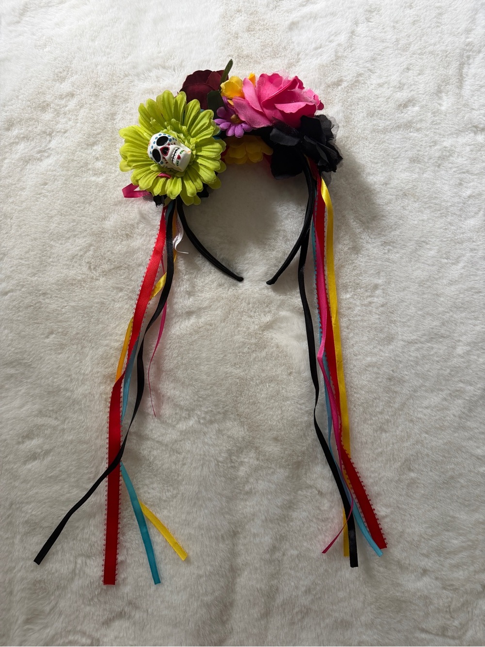 Día de los Muertos (Day of The Dead) Girl’s floral Headband